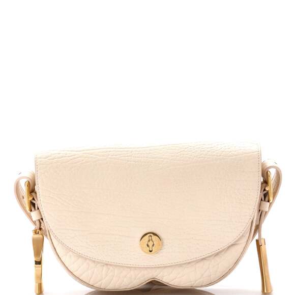 Burberry Chess Satchel Leather Small #178175B64B - Picture 1 of 7